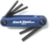 Park Tool AWS9C Fold-up Hex Wrench / Screwdriver Set