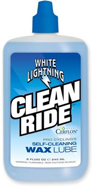 White Lightning Clean Ride Squeeze Bottle