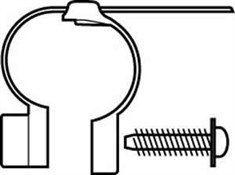 Universal Light Clamp 18-40mm Rear