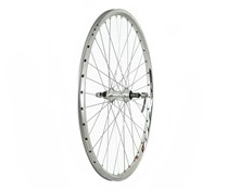 Zac2000 Alloy Silver Rim / Screw-on Q/R Hub 26 x 1.75 Rear Wheel