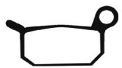 Semi Metal Formula B4 Hydraulic 2 Piston Disc Brake Pads