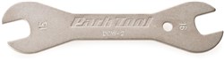 DCW2C Double-ended Cone Wrench: 15mm / 16 mm
