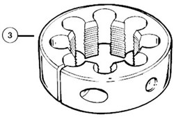 606 Cutting Die 1 inch x 24 TPI For FTS1