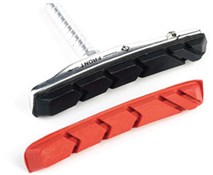Black XTR V Brake Pads Post Fit + Red Pads