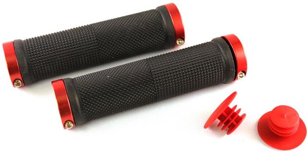 Clarks Vice Lock-on Handle Bar Grip Black With Black Anodised End