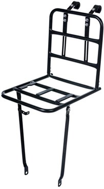 Basil Memories Front Carrier W/ Bars For Mounting Onto Axle / Hooks For Handlebar 21-31.8mm