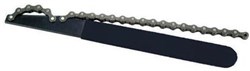 Chain Whip with Black Rubber Handle