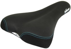Gel Comfort Saddle With Satin Steel Rails