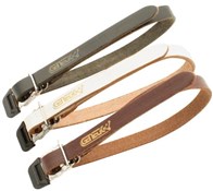 Single Toe Clip Leather Straps