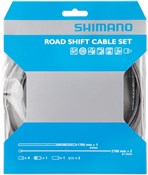 Dura Ace Road Gear Cable Set With PTFE Coated Inner Wire, High Tech Grey
