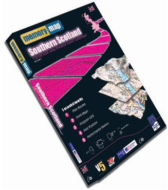 Memory Map OS Landranger 1:50k Standard Edition Southern Scotland V5 - CD