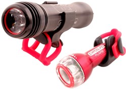 Sirius Mk1 Bike Light with Flare Rear Light