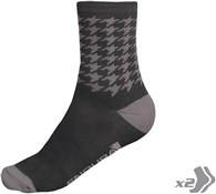 Houndstooth Socks Twinpack
