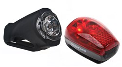 1 Watt Front USB Rechargeable and 3 LED Rear Lightset