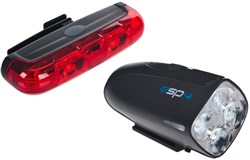 RX480 Front USB Reachargeable and Evolve Rear Light Set