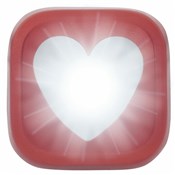Blinder 1 LED Heart USB Rechargeable Front Light
