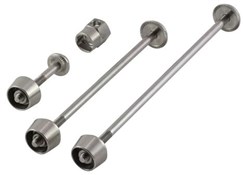 3 Piece Security Skewer Set Front and Rear Wheel + Post