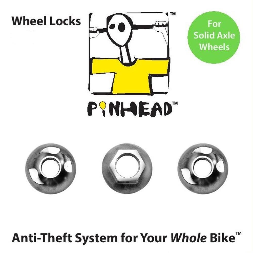 Pinhead Solid Axle Locking Skewers Tredz Bikes