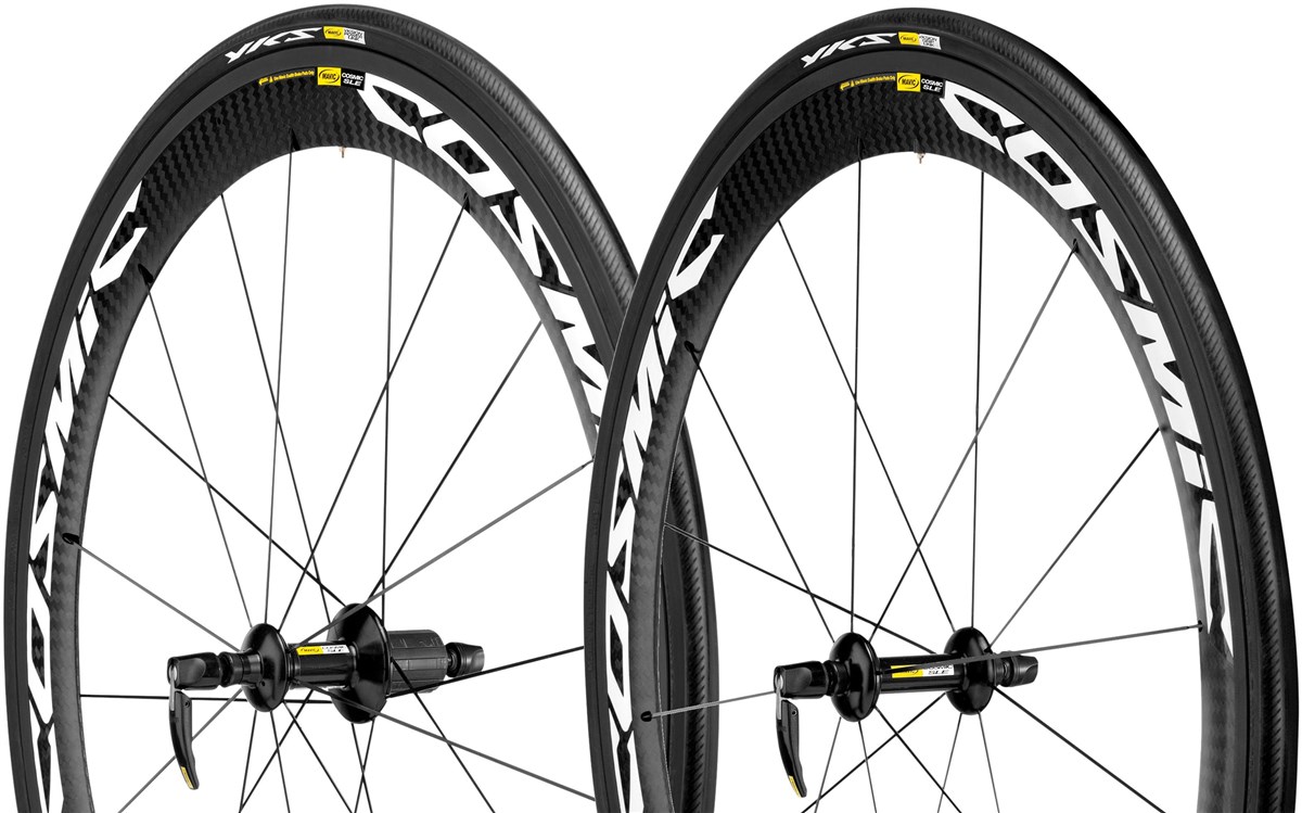 Mavic Cosmic Carbone SLE Clincher Road Wheelset With Wheel-Tyre System